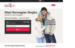 Norwegian Dating VIP Homepage Image